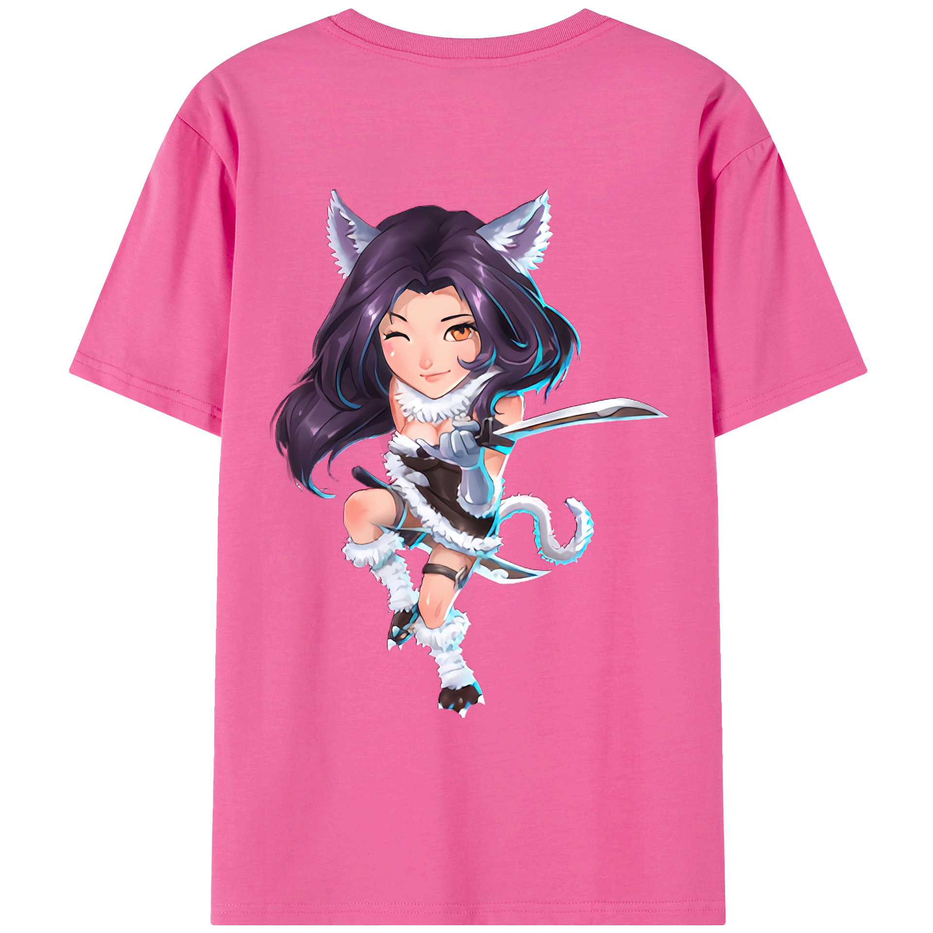 リーグ・オブ・レジェンド League of Legends LOL レディース半袖Tシャツ(バックプリント)